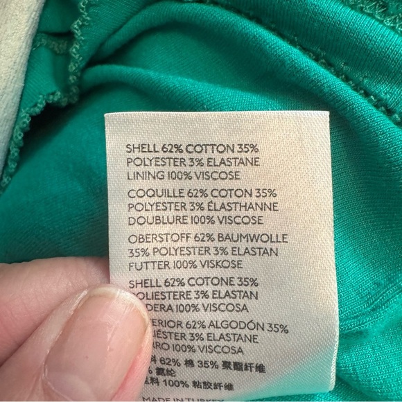 ANTHROPOLOGIE MAEVE Slim Knit Mini Skirt • Rainbow Colorful Tropical Bird - Picture 8 of 9